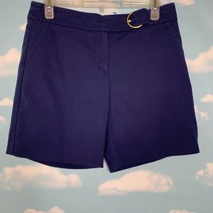 Trina Turk- Navy Blue Shorts w/ Buckle size 6